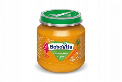  BoboVita Mrkva večera s rižom nakon 4 mjeseca 125 g od 4 mjeseca 125 g riže, povrće