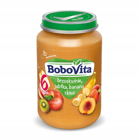  BoboVita desert, breskve, jabuke, banane