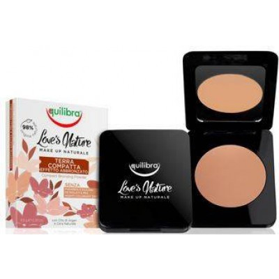  Equilibra Love's Nature Compact Bronzing Powder prešani bronzer mat završni sloj 8,5 g