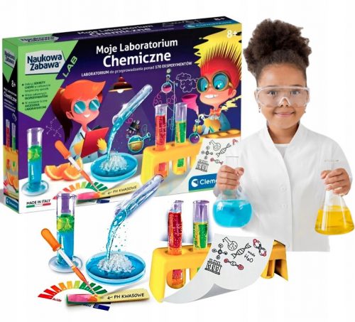  Clementoni Moj kemijski laboratorijski set 60250