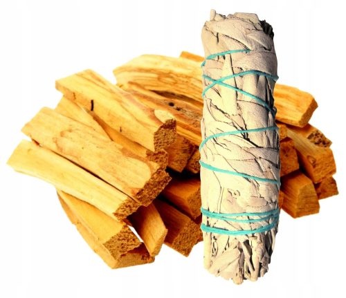 Set mirisnih štapića s bijelom kaduljom Palo Santo Sticks palo santo 50 g