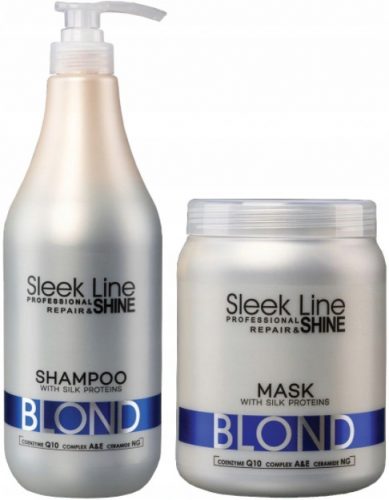  Stapiz SET XXL Sleek Line Blonde šampon maska