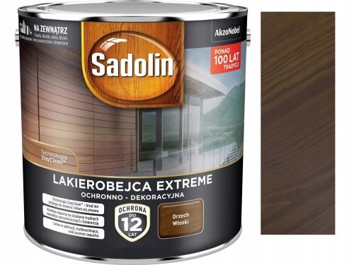  Sadolin vodena lazura 4,5 l Orah