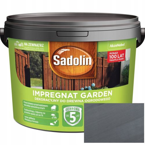  Sadolin GARDEN impregnacija za drvo Siva 9L