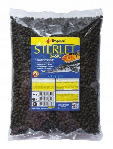  Tropical Sterlet Osnovna hrana za ribe veličina M 20 kg