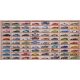  Polica za autiće Cars Springs Hot Wheels Organizator 80 mjesta Drvo