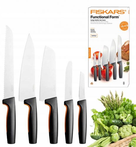  Fiskars Functional Form set noževa u kutiji, 5 kom.