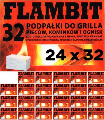 Briketi, drveni ugljen za roštiljanje - Rozpałka Flambit 0,3 kg