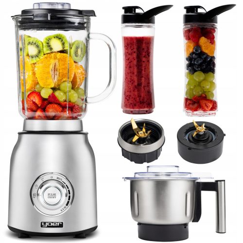  Yoer JB03S blender sa šalicom od 1800 W srebrno/siva