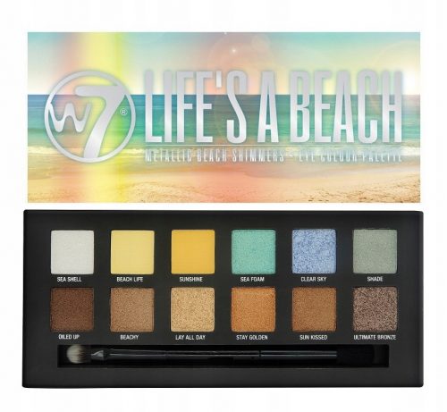  W7 Life's a Beach paleta sjenila 9,6 g