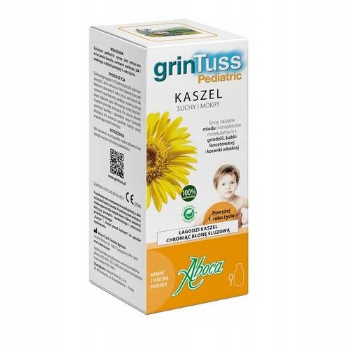  Dodatak prehrani Aboca Grintuss Pediatric medni sirup 128 ml