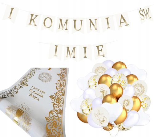  Communion Set COMMUNION Balloons Banner IME Stalak za stol