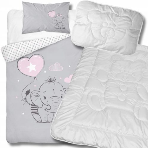  SET Posteljina za krevetić 100x135 Set DJEČJI POPLUN TEDDY BED JASTUK