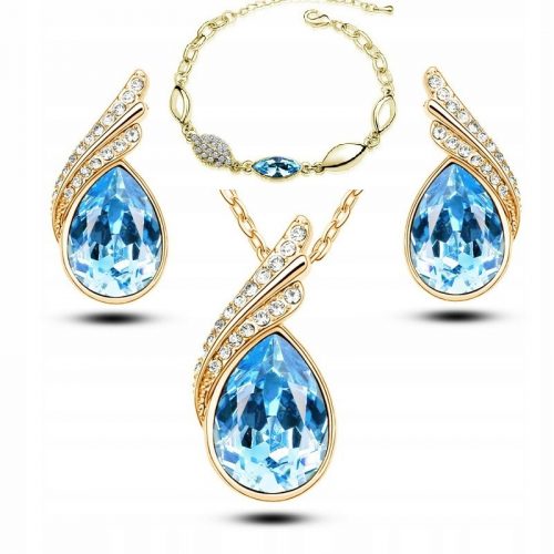  Set nakita kr SWAROVSKI GOLD ALMOND