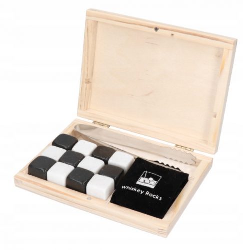 Whisky Basalt Marble Ice Stones Set od 12 komada