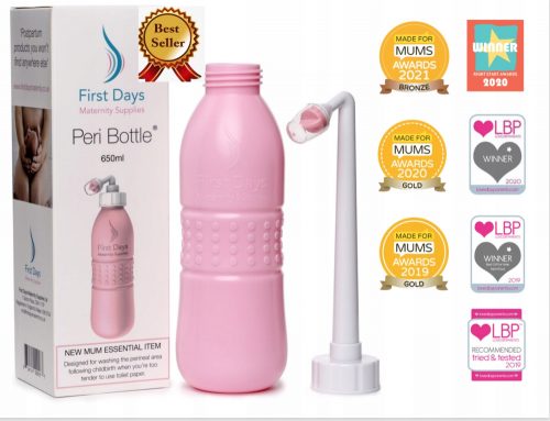  First Days Maternity Supplies bočica za pranje ružičasta 650 ml