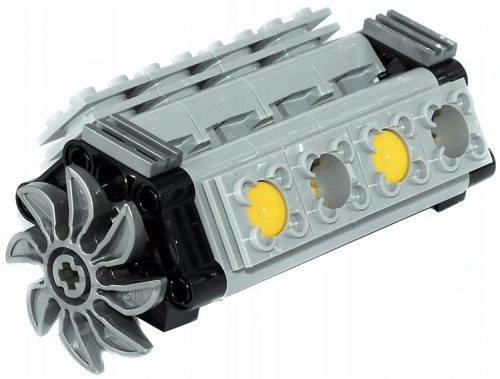  LEGO TECHNIC blok motora V8 2852 2851 32333 41530