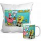  SPUNGEBOB SET ŠALICA 330 ML + JASTUK 40x40 + NAZIV