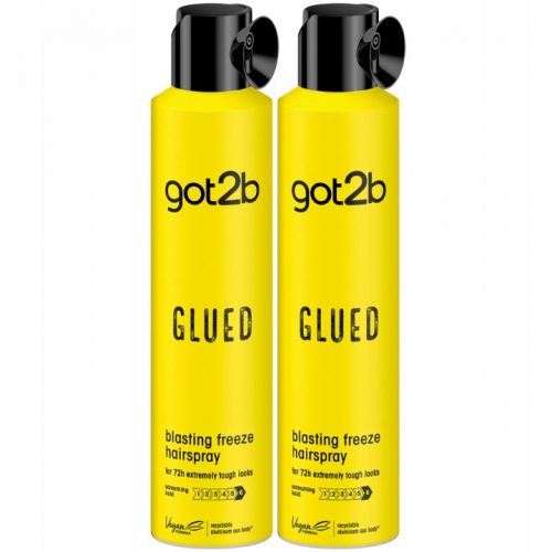  Schwarzkopf Got2b Glued Fixing Spray 2x300ml