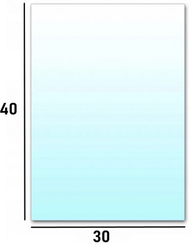 VELIKA DASKA ZA REZANJE OD KALJENOG STAKLA 40x30