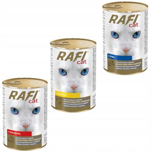  RAFI CAT HRANA ZA MAČKE MJEŠAVINA OKUSA 24x415g DOLINA