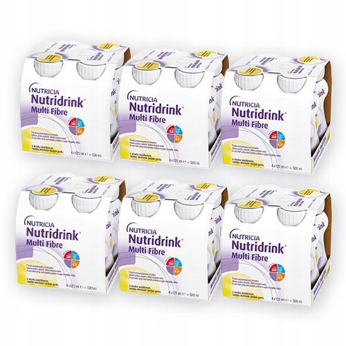  NUTRICIA NUTRIDRINK MULTI FIBER VANILLA 4X125ML