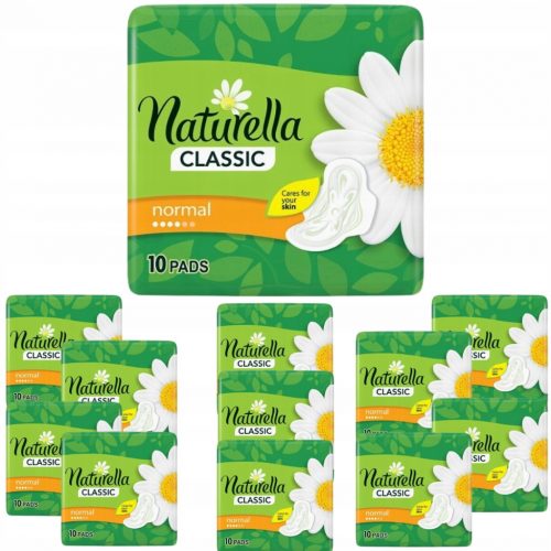  Naturella Classic Normal Jastučići od kamilice s krilcima 10 kom.