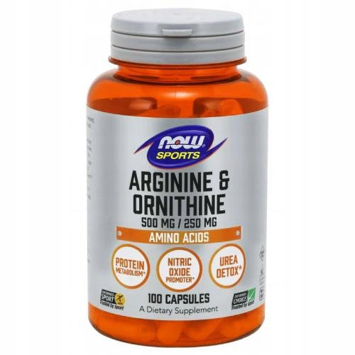  Now Foods Arginine & Ornithine dodatak prehrani kapsule 100 kom.