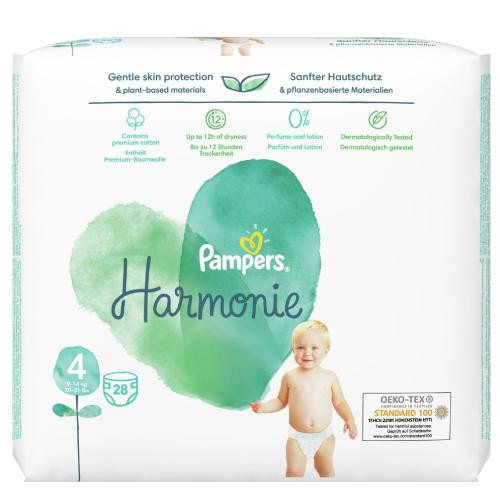  PAMPERS PURE HARMONIE pelene vel.4 28 kom