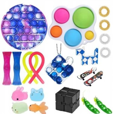  Fidget Toys Pop it P Set igračaka protiv stresa