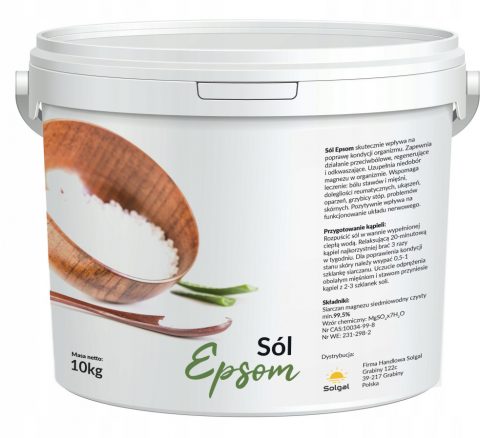  Solgal Epsom Salt 10 kg soli za kupanje