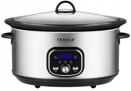  Transa Electronics SlowCooker Large 6,5 l srebrno/siva 320 W