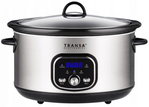  Transa Electronics SlowCooker Medium 4,5 l srebrna/siva 280 W