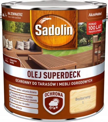  Sadolin terasasto ulje 2,5 l, bezbojno