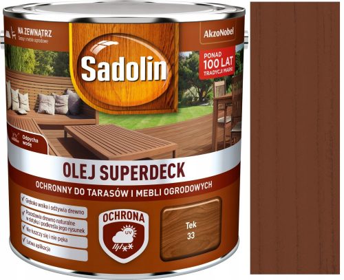  Sadolin ulje 2,5 l Tek 33