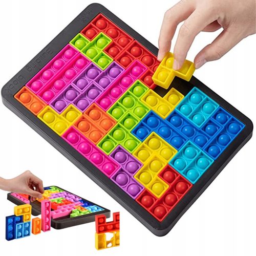  POP IT IGRAČKA SLAGALICA BLOKOVI TETRIS SLAGALICA 3 U 1