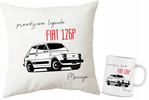  Set jastuk + šalica MALUCH FIAT 126p