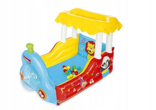 Bestway Fisher-Price Vlak s loptama na napuhavanje 132x94x89