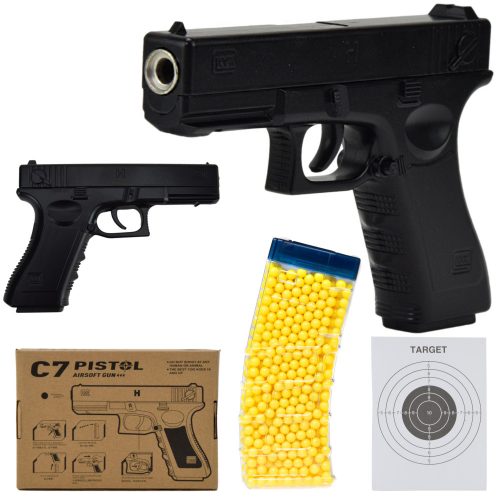  Pištolj BB Glock Metal Set od 800 BB + knjiga naljepnica, strip Shop_lolki