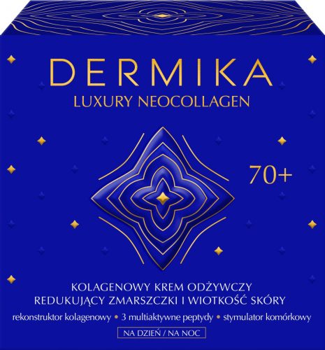  Dermika Luxury Neocollagen krema za lice protiv starenja 70+ dnevna i noćna 50 ml