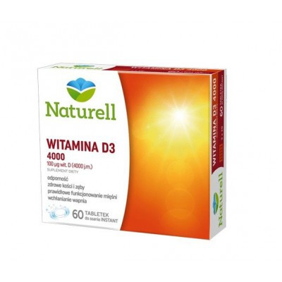  Dodatak prehrani USP Zdrowie Naturell Vitamin D3 4000 IU tablete 60 kom.