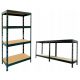  AR-SHELVING metalna skladišna polica 180 x 90 x 45 cm max 360 kg po polici