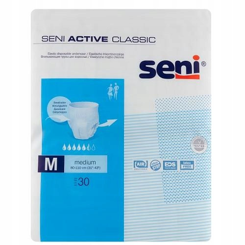  Seni upijajuće gaćice Seni Active Classic Medium (M) 30 komada