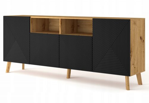  Bim Furniture LUXI komoda 194,8 x 41,8 x 80cm artisan hrast mat