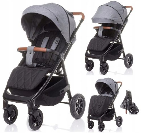  4baby Kolica Stinger Air Grey, siva