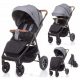  4baby Kolica Stinger Air Grey, siva