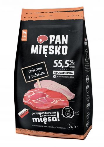  PAN MESO Teletina s puretinom 3kg Crisps XL