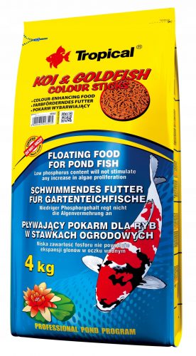  Hrana u obliku Tropical Koi & Goldfish Color Sticks 4 kg