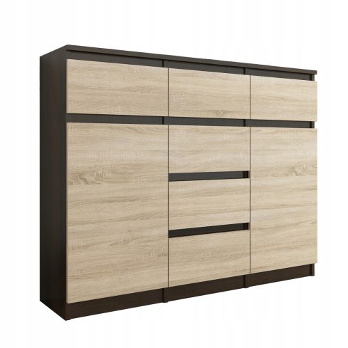  Mobene Moderna komoda 120 x 40 x 98cm mat wenge