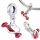  Gym fitness sportski utezi s925 E-CHARMS